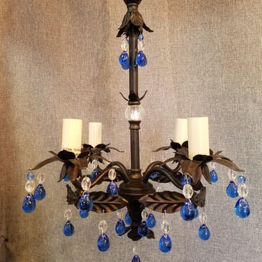 Adorable Little Contemporary Blueberry Chandelier 12 x 16