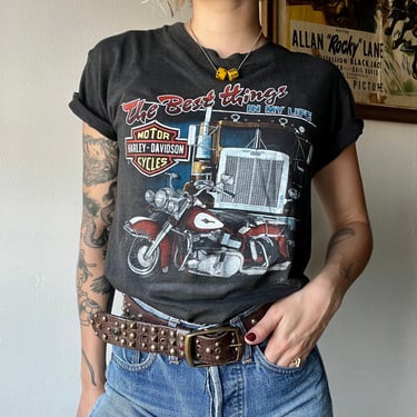 1985 Harley Davidson The Best Things Tee (M/L)