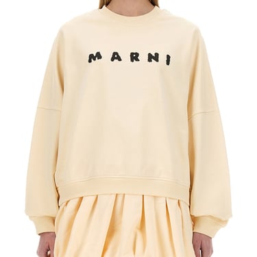 Marni Women Cotton Sweatshirt With Print