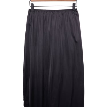 Black Lace Slip Skirt