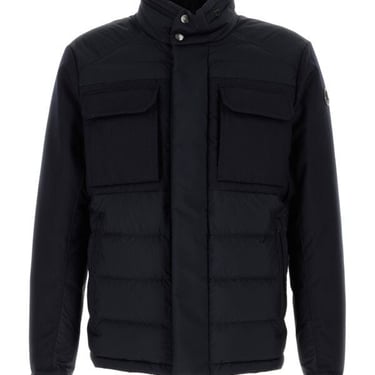 Moncler Men Midnight Blue Nylon Vallanta Down Jacket