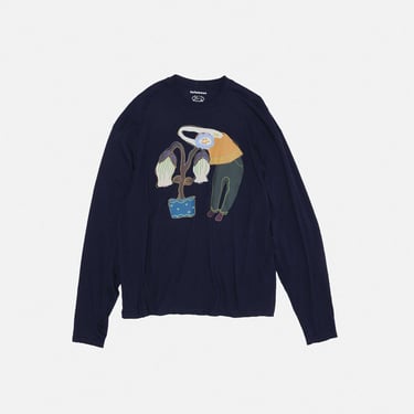 Navy ‘Grow’ Longsleeve T-Shirt