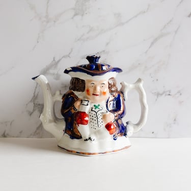 rare english allerton's toby teapot