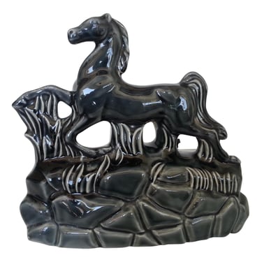 Mid-Century Prancing Horse Tv Lamp 