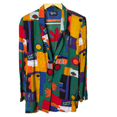 Vintage Colorful Brits Blazer