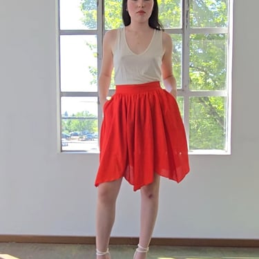 Kenzo Poppy Cotton Skirt