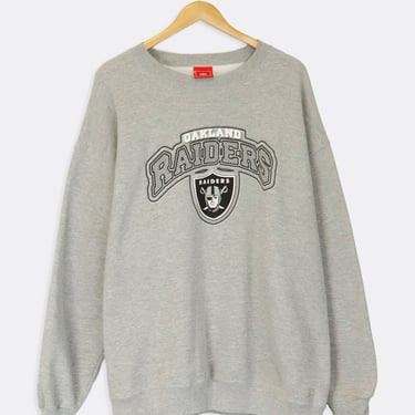 Vintage NFL Oakland Raiders Embroidered Logo Sweatshirt