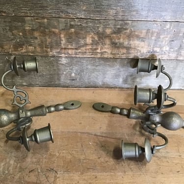 Pair of Brass Candle Holders (Tacoma)