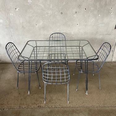 1956 Wrought Iron Patio Set by Arbuck