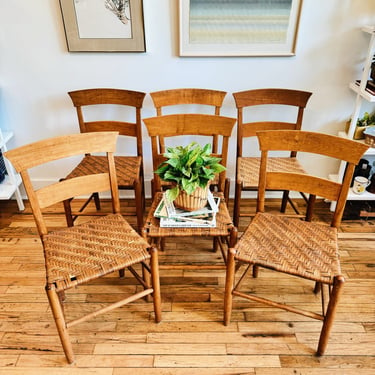 Set of 6 Shaker Style Farmhouse Dining Chairs