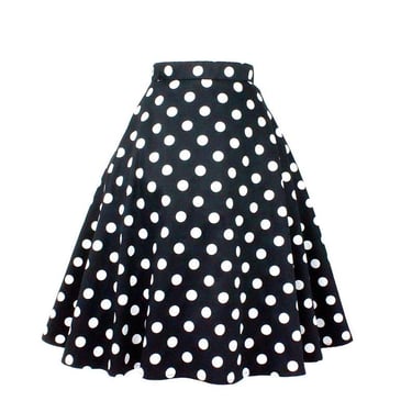 Custom Full Circle  Skirt Polka Dot/ Solid 