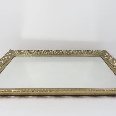 slim fit dress slacks Hammered Brass Round Tray, Aluminum Plated Serving Display Platter, Centerpieces and Vanity Tray main image 1