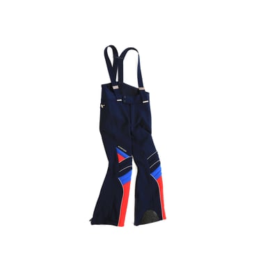 Schneider Ski jumpsuit  | Vintage 80s Austria Red, white & blue Bib ski suit overalls jumpsuit 