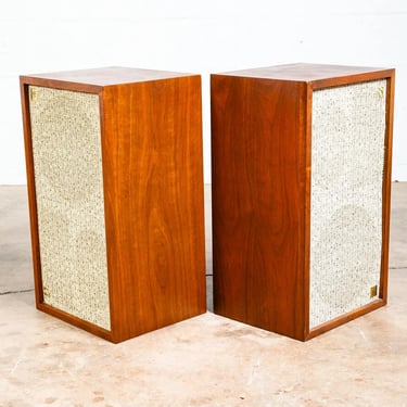 Mid Century Modern Speakers Vintage Acoustic Research AR-2A AR2A Working Mint NM