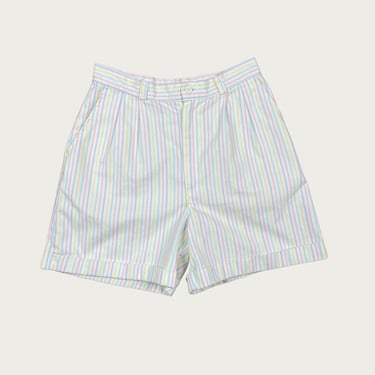(27") Pastel Pinstripe Shorts