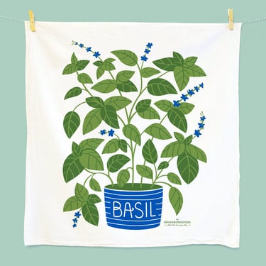 Basil Dish Towel_SECONDS