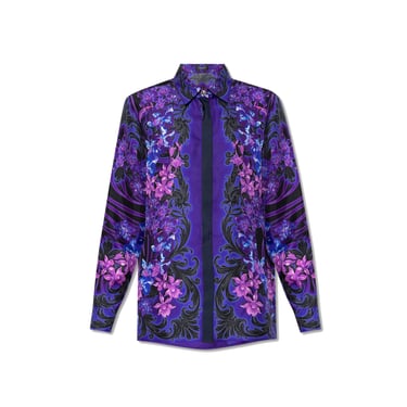 Versace Silk Printed Shirt Women