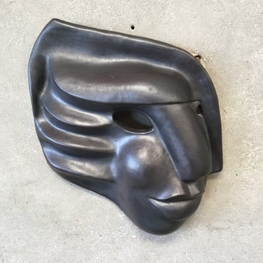 Studio Pottery Face Wall Art Signed