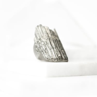 Sterling Silver Eroded Texture Ring