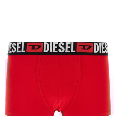 Diesel Men Multicolor Stretch Cotton Boxer Set