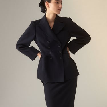 Romeo Gigli Wool Skirt Suit