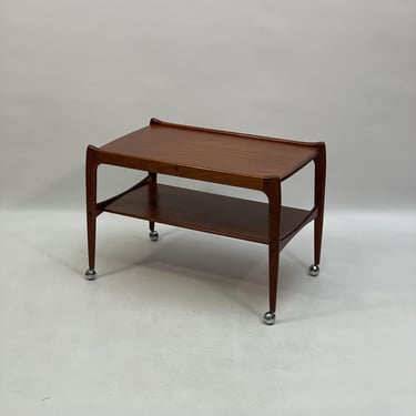 Danish Teak Serving Table - Classic 1960s Design 