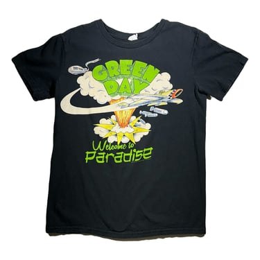 Vintage Green Day T-Shirt Welcome To Paradise