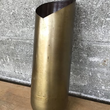 Rustic Brass Wall Vase (Seattle)