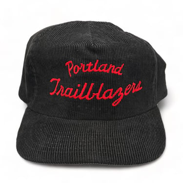 Vintage Portland Trail Blazers Corduroy Snapback Hat