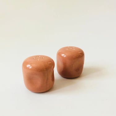 Pink Ceramic Salt and Pepper Shakers - Set of 2 
