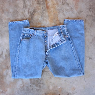 90s Levis 501 Button Fly Jeans 34 Waist 