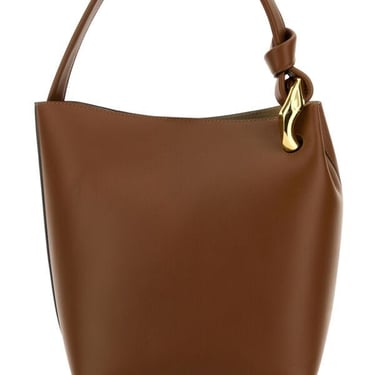 Jw Anderson Women Caramel Leather Jwa Corner Shopping Bag