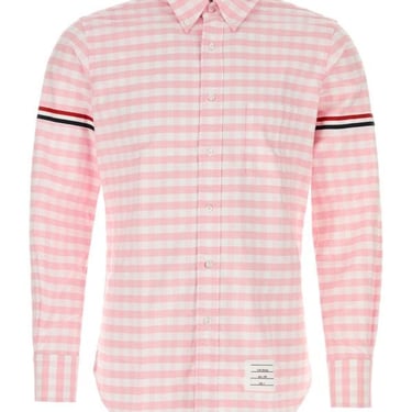 Thom Browne Man Embroidered Oxford Shirt
