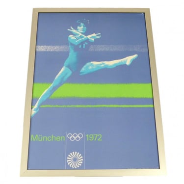 1972 Munich Olympic Gymnastics Poster