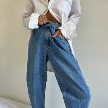 Vintage Medium Wash Lee Five Pocket Denim Jeans