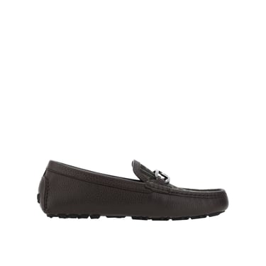 Fendi Leather Monogram Loafers Men