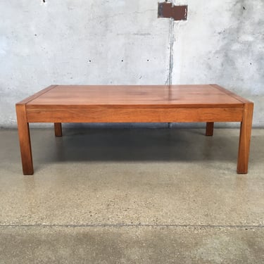 Sligh Lowry Mid Century Modern Coffee Table With Slide-Out Extension