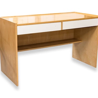 Mid Century Modern Birch Wood Desk by Jack Cartwright for Founders Furniture 
