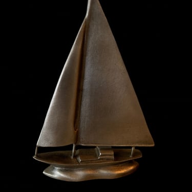 Small Pewter Sailboat