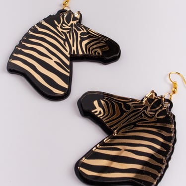 Zebra Earrings