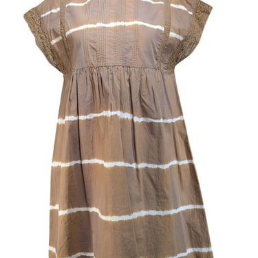 Corey Lynn Calter - Moss Brown Cotton Tunic Dress Sz S