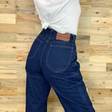 Jordache 80's Vintage High Rise Trouser-Style Jeans / Size 24 25 