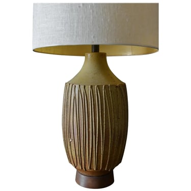 David Cressey Drip Glaze Ceramic Table Lamp, circa 1970