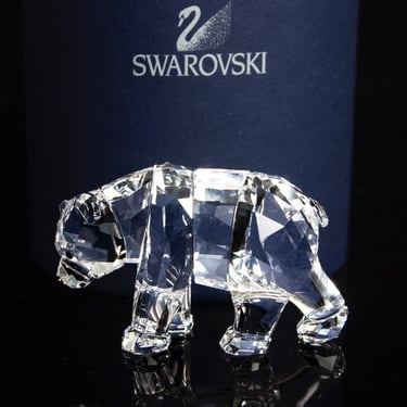 Swarovski Crystal Bear Figurine With Original Box Collectible 2006 Retired 