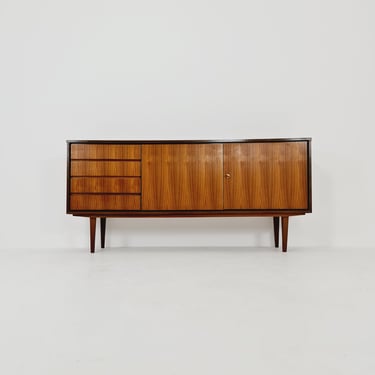 Mid Century Modern German walnut sideboard, 1960s 