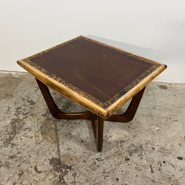 Vintage Mid Century Modern Walnut Lane  End Table In The Style of Adrian Pearsall 