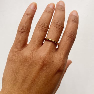 Thick Gold Filled Stacking Ring 