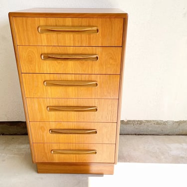 Mid Century Danish Modern Teak G Plan Fresco Lingerie Tallboy Dresser Mcm VTG