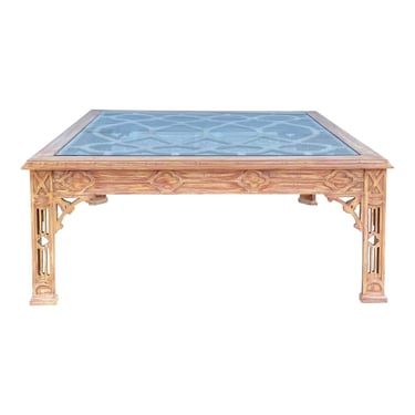Chinese Chippendale Shabby Chic Coffee Table 