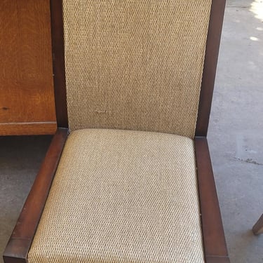 Fine Caned Modern Chair w Wood Frame